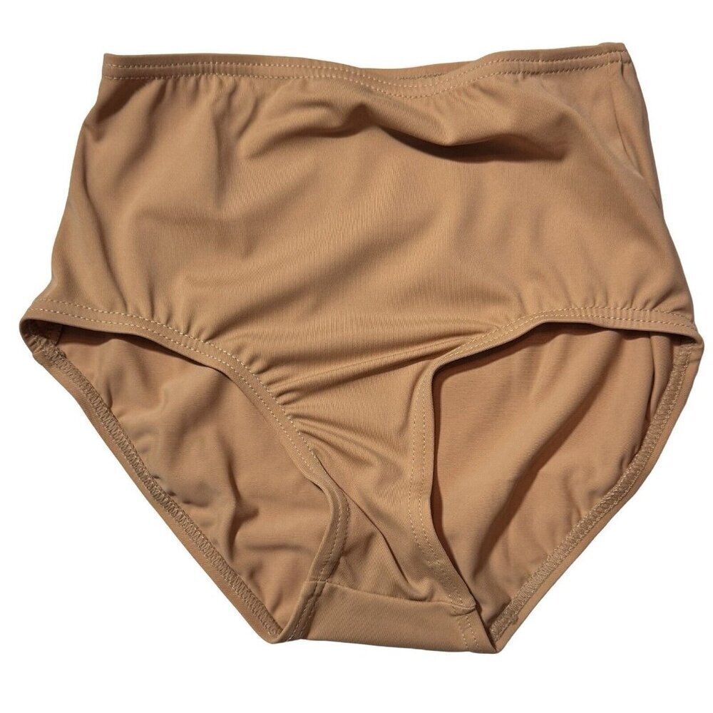 BALERA‎ Dancewear Pull-On High-Wast Briefs Girls Size MC Nude Ballet Lyrical NEW